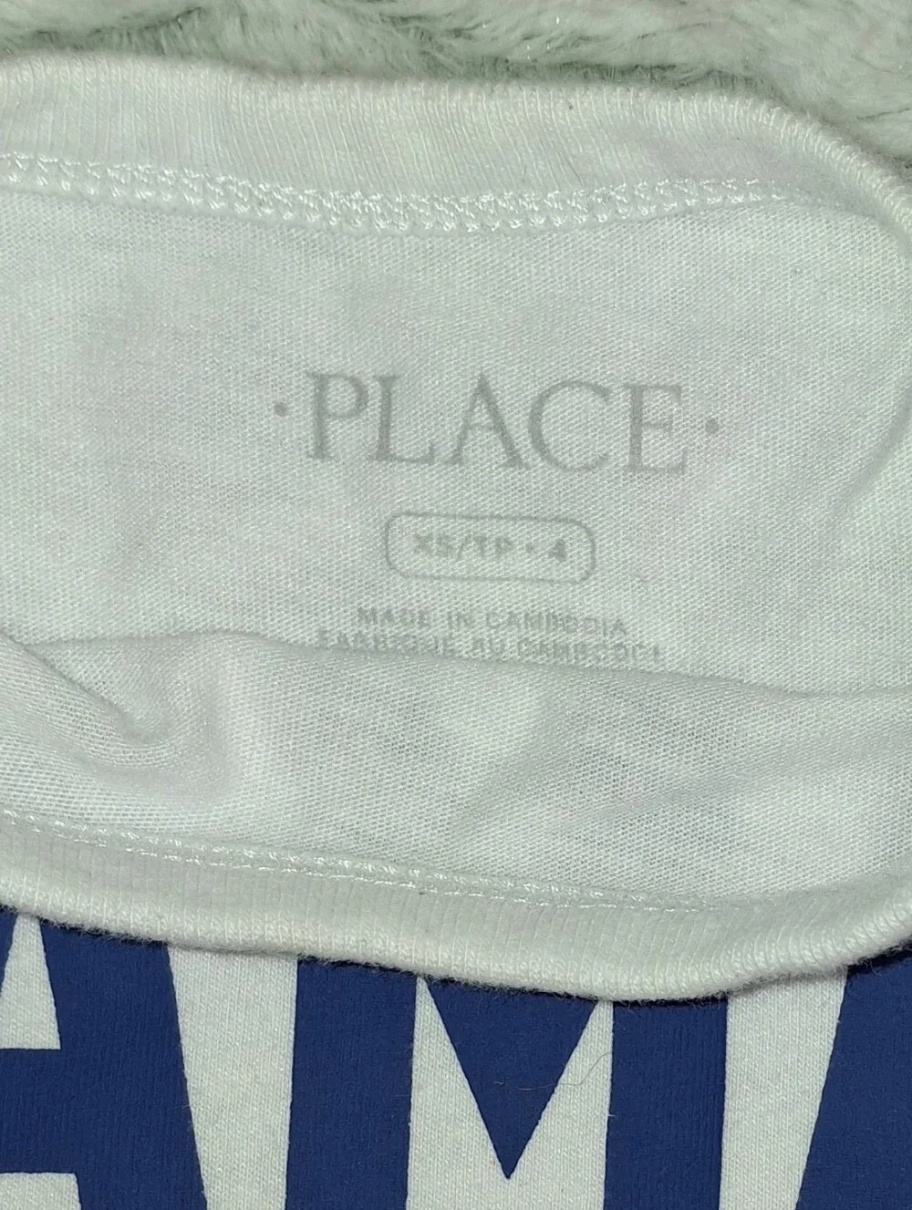 The Children's Place White Long-Sleeve Top with Navy & Yellow 'MAMA'S BOY'